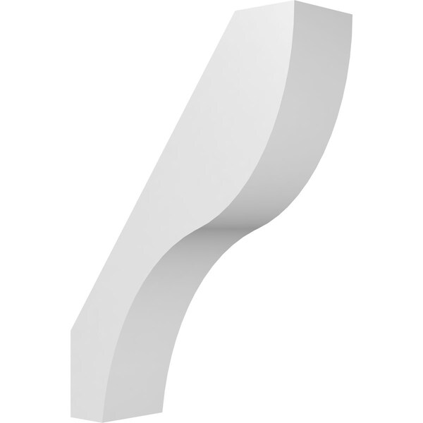 Ekena Millwork 5-in. W x 16-in. D x 22-in. H Geneva Architectural Grade PVC Knee Brace BRCP05X16X22GNV - main